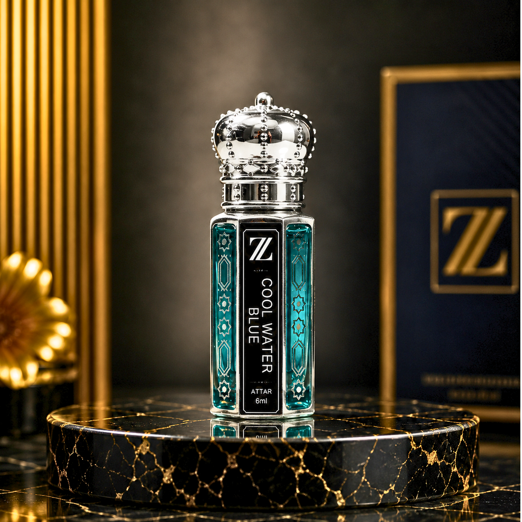 Cool Water Blue – Premium Attar