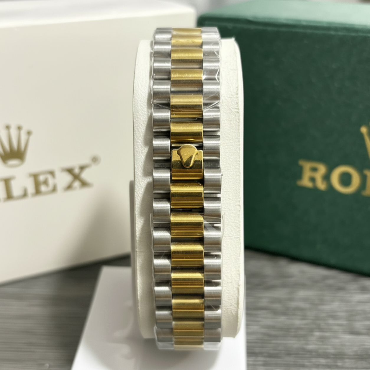 Rolex Perpetual Date Just Watch+Golden