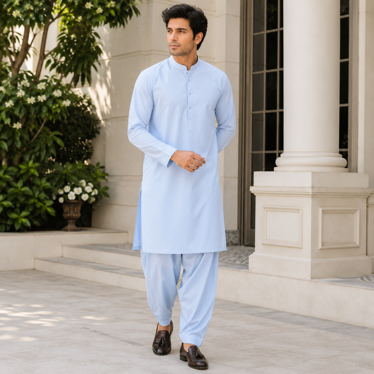 Zellora | China Boski Unstitched-Suit