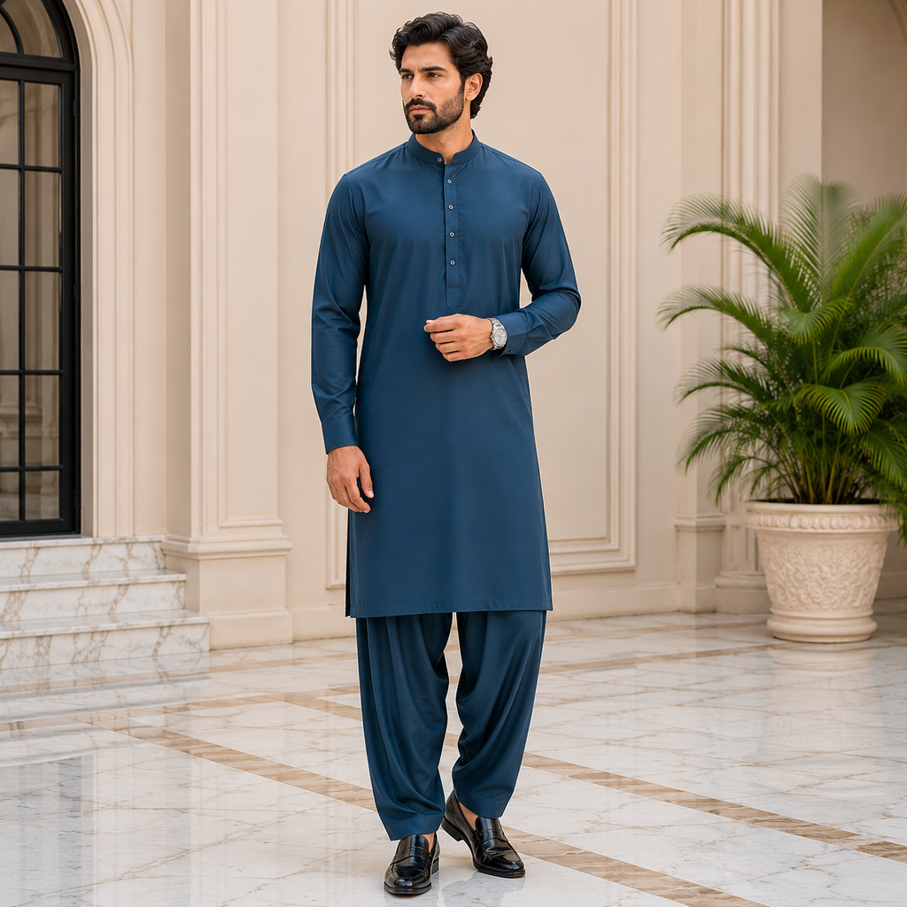 Zellora Qaza Plus Boski – Unstitched Suit