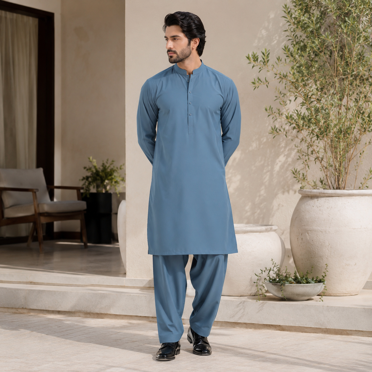 Zellora Qaza Plus Boski – Unstitched Suit