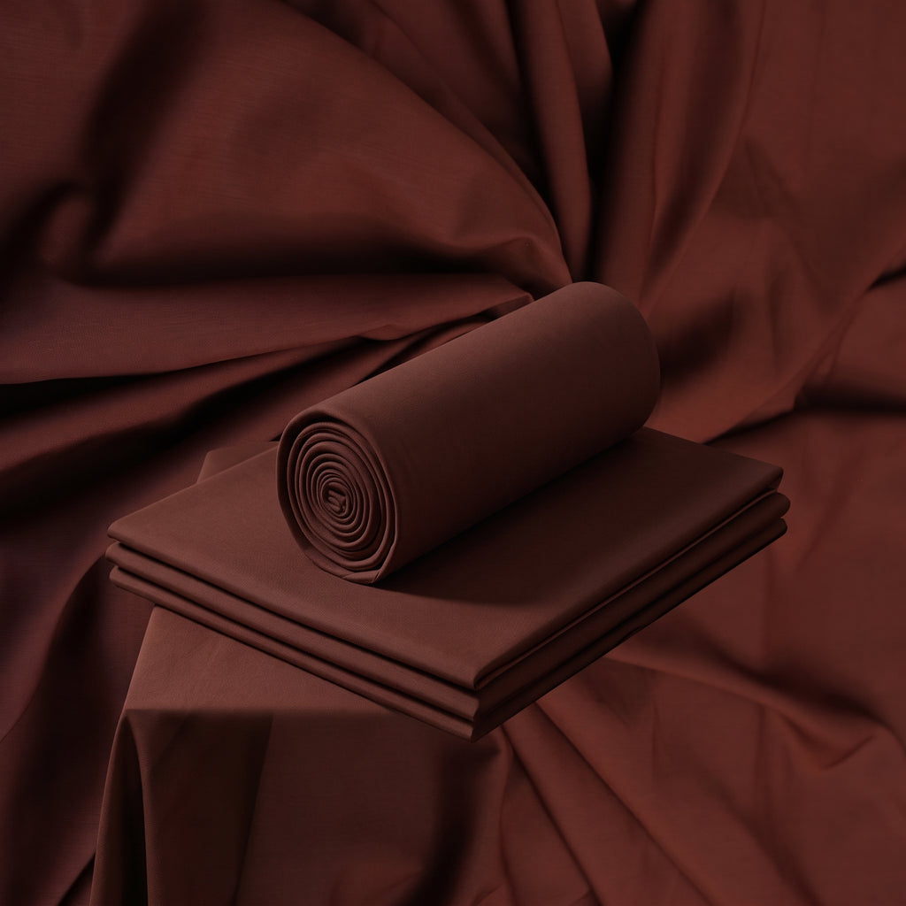 Japanese Toyobo Boski – Unstitched Suit | Rust Brown