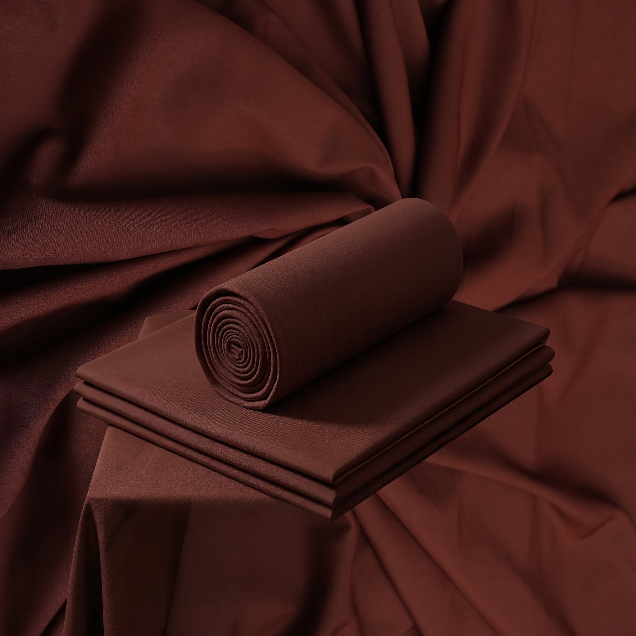 Japanese Toyobo Boski – Unstitched Suit | Rust Brown