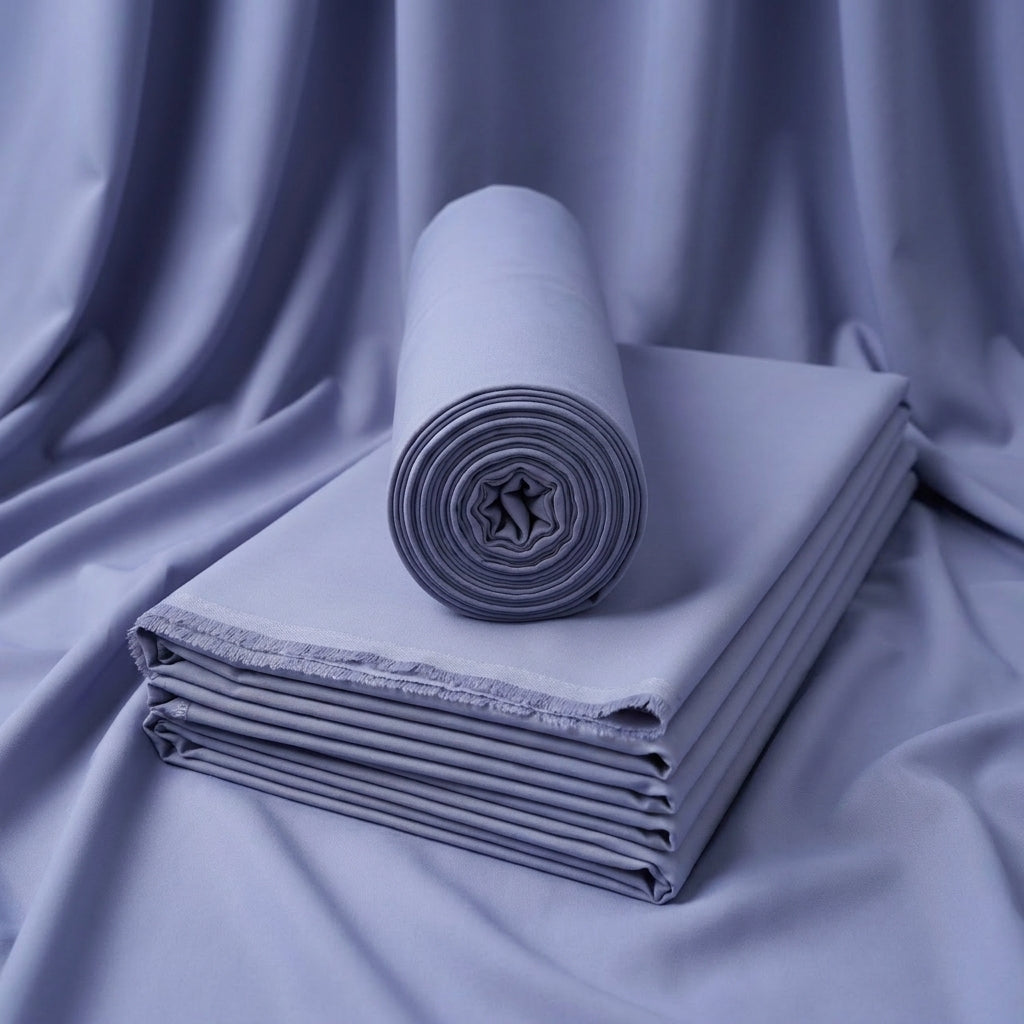 China Boski Unstitched-Suit | Silver Blue