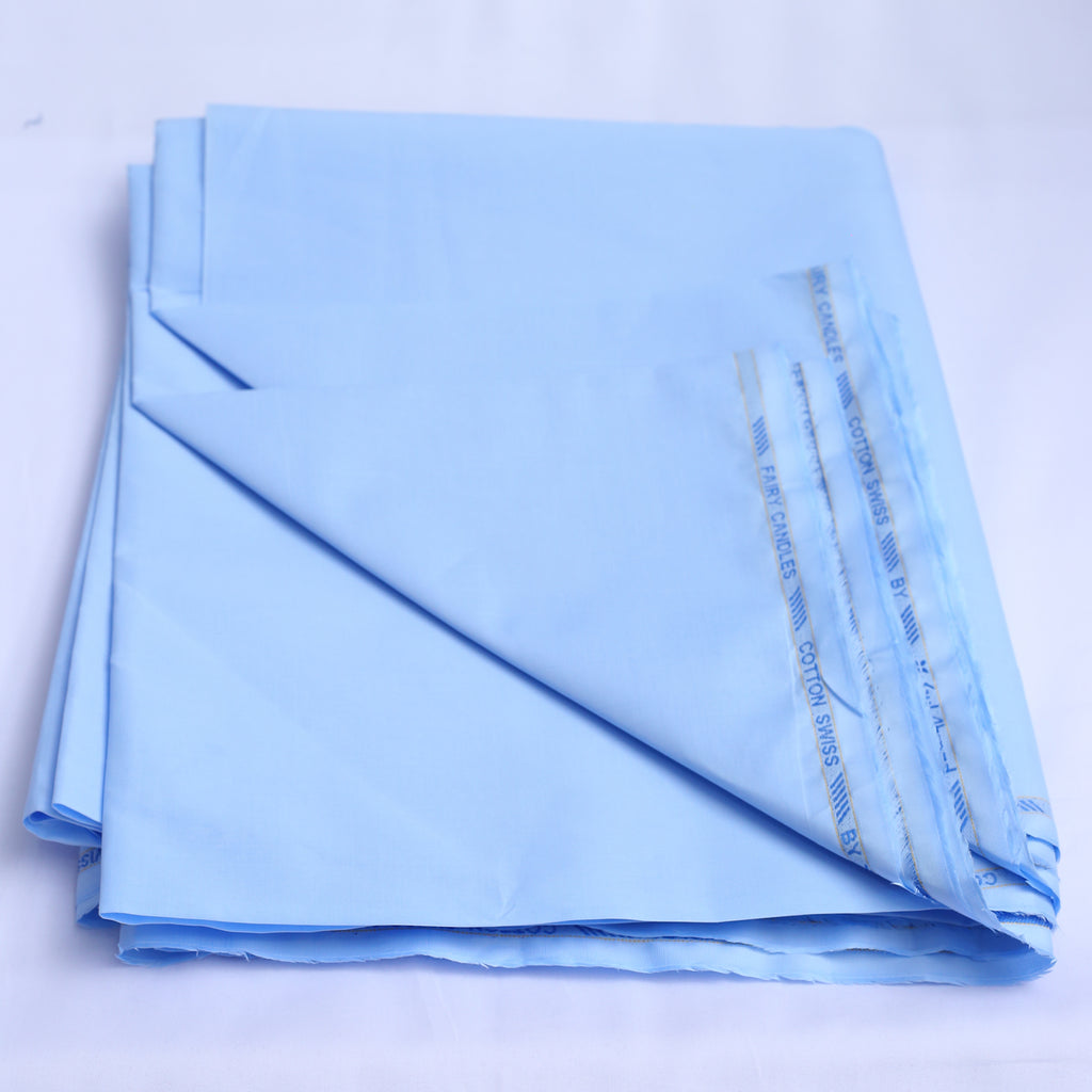 Zellora Brazilian Cotton Suit – Sky Blue