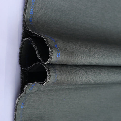 Bell Gold | Silk Cotton Men's Unstitched Suit | Steel Green