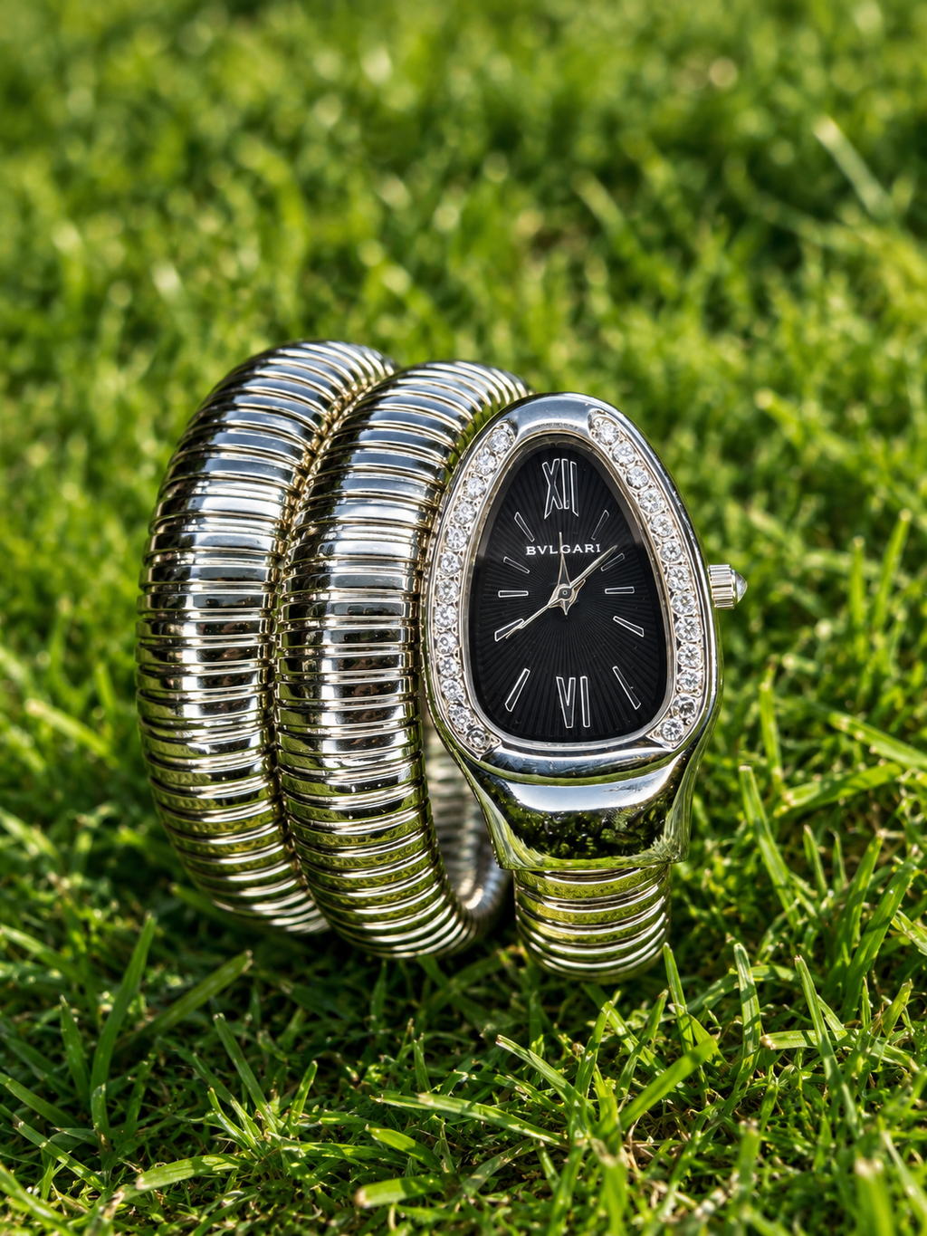 Bvlgari Luxury Ladies Silver Watch – Elegant Women’s Wristwatch