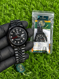 Black Luxury Men’s Watch – Rolex Style Date Display