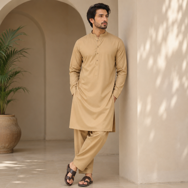 Supreme Wash-N-Wear By Zellora | Beige